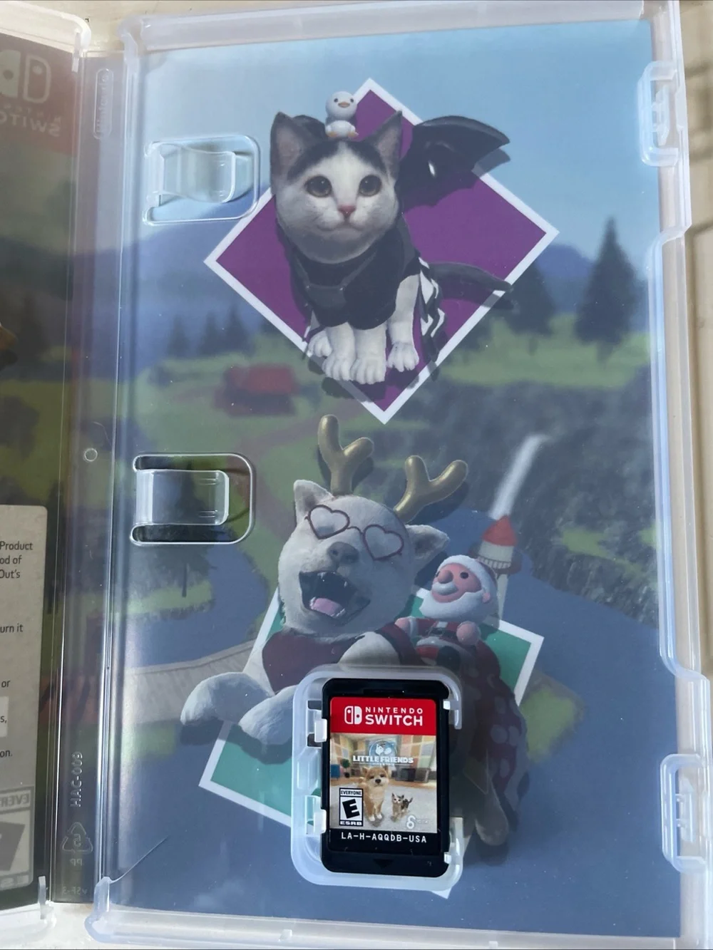 Dog-themed video game case